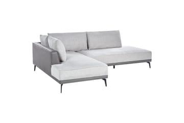 Modulsoffa Myken Grå/svart, Högervänd - Grå/svart, Högervänd - Möbler - Soffa - Modulsoffor - Komplett modulsoffa