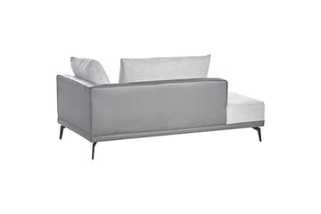 Modulsoffa Myken Grå/svart, Högervänd - Grå/svart, Högervänd - Möbler - Soffa - Modulsoffor - Komplett modulsoffa