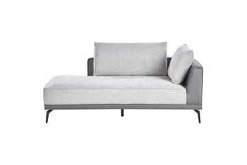Modulsoffa Myken Grå/svart, Högervänd - Grå/svart, Högervänd - Möbler - Soffa - Modulsoffor - Komplett modulsoffa