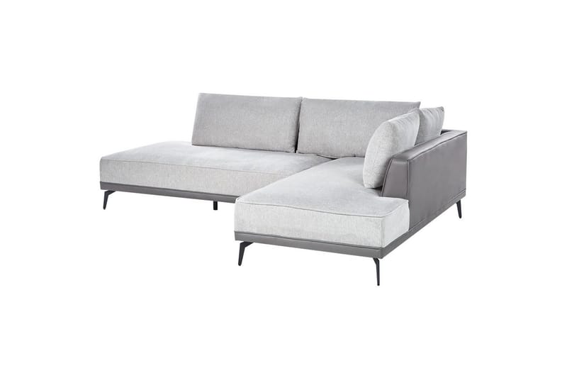 Modulsoffa Myken Grå/svart, Vänstervänd - Grå - Möbler - Soffa - Modulsoffor - Övriga moduler till modulsoffa