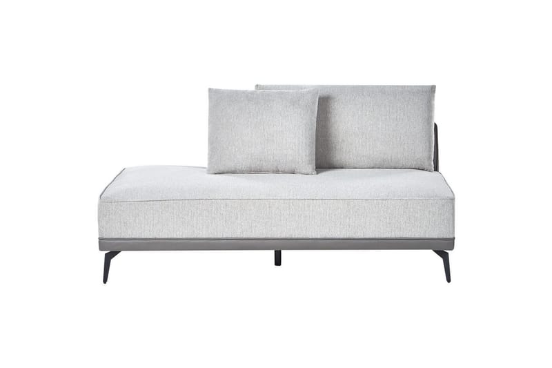 Modulsoffa Myken Grå/svart, Vänstervänd - Grå/svart, Vänstervänd - Möbler - Soffa - Modulsoffor - Övriga moduler till modulsoffa