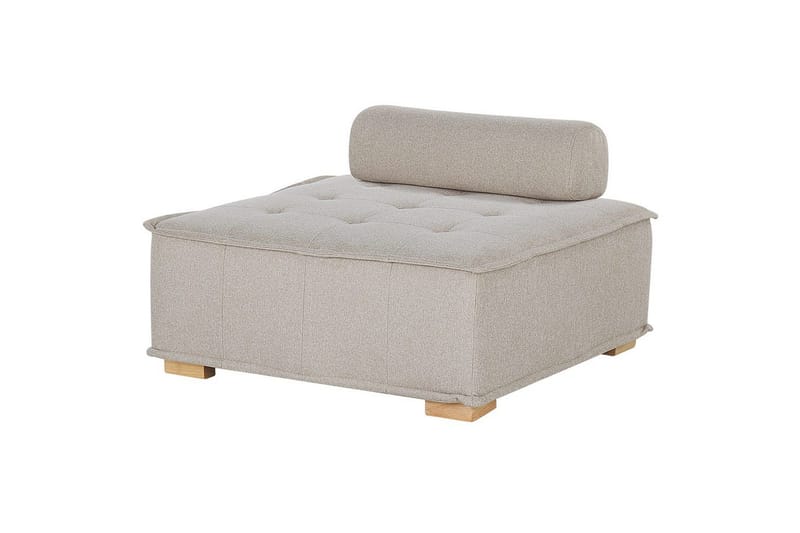 Modulsoffa Tibro Beige/ljust trä - Beige/ljust trä - Möbler - Soffa - Modulsoffor - Komplett modulsoffa