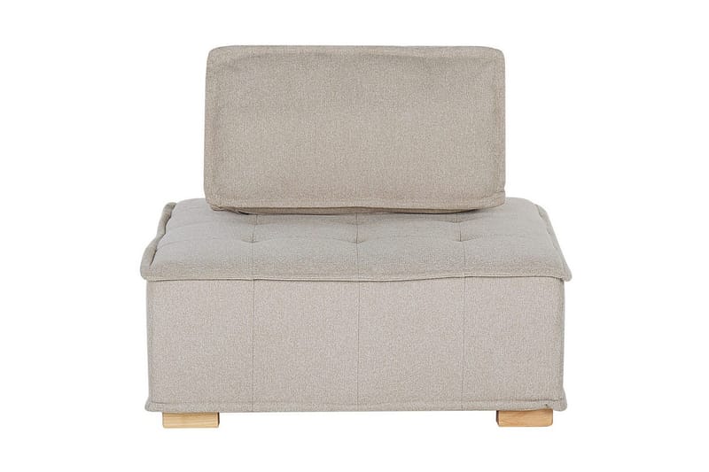 Modulsoffa Tibro Beige/ljust trä - Beige/ljust trä - Möbler - Soffa - Modulsoffor - Komplett modulsoffa