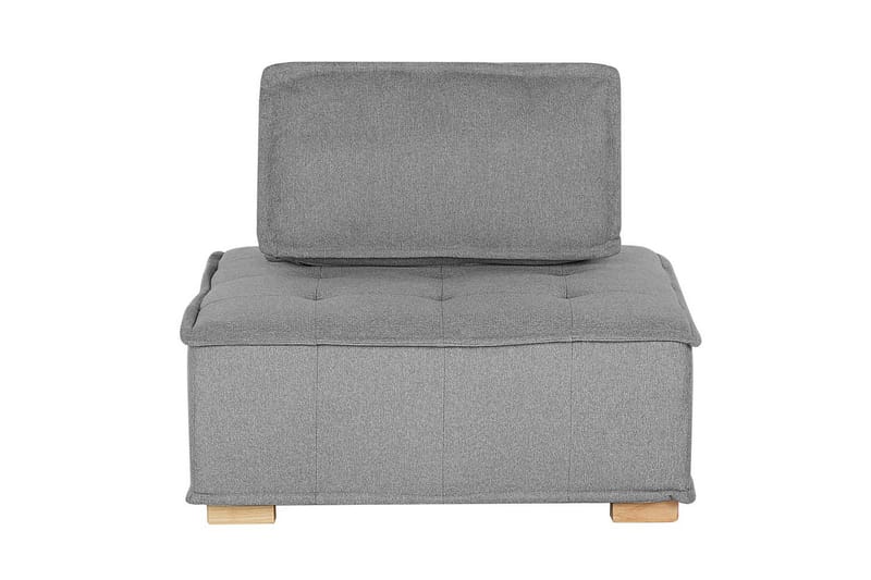 Modulsoffa Tibro Grå/ljust trä - Grå/ljust trä - Möbler - Soffa - Modulsoffor - Komplett modulsoffa