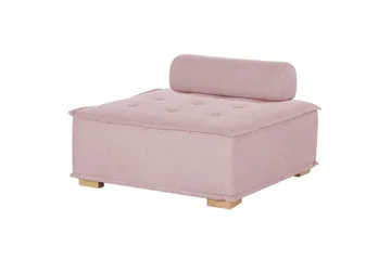 Modulsoffa Tibro Rosa/ljust trä - Rosa/ljust trä - Möbler - Soffa - Modulsoffor - Komplett modulsoffa