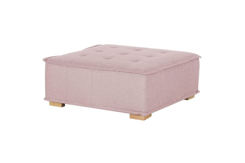 Modulsoffa Tibro Rosa/ljust trä - Rosa/ljust trä - Möbler - Soffa - Modulsoffor - Komplett modulsoffa