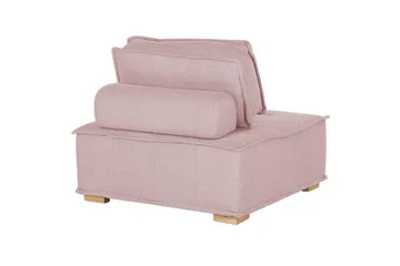 Modulsoffa Tibro Rosa/ljust trä - Rosa/ljust trä - Möbler - Soffa - Modulsoffor - Komplett modulsoffa
