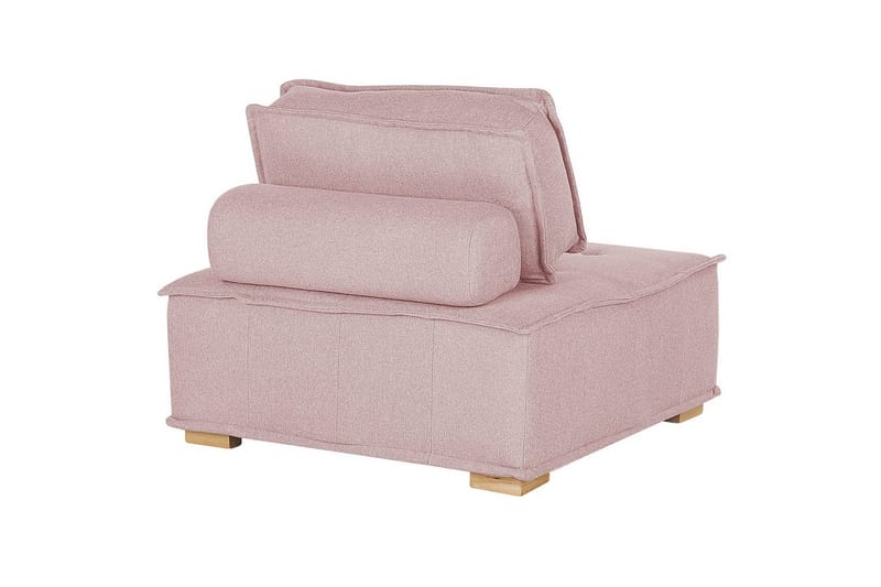 Modulsoffa Tibro Rosa/ljust trä - Rosa/ljust trä - Möbler - Soffa - Modulsoffor - Komplett modulsoffa