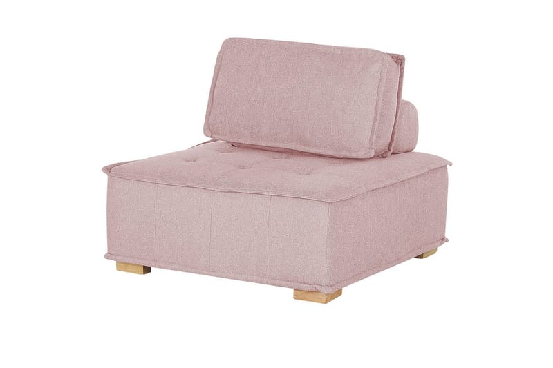 Modulsoffa Tibro Rosa/ljust trä - Rosa/ljust trä - Möbler - Soffa - Modulsoffor - Komplett modulsoffa