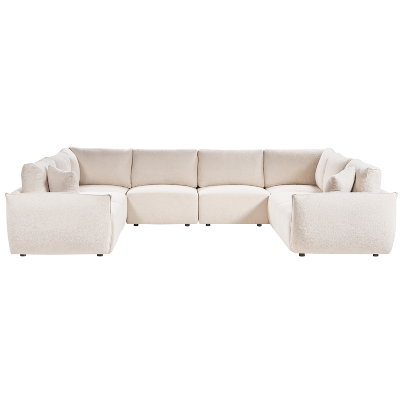 Modulsoffa U-formad Mesnali - Off-White - Möbler - Soffa - Modulsoffor - Komplett modulsoffa