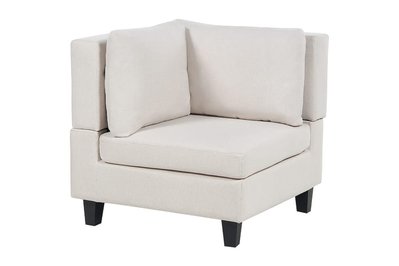 Modulsoffa Unstad Beige/svart - Beige/svart - Möbler - Soffa - Modulsoffor - Komplett modulsoffa