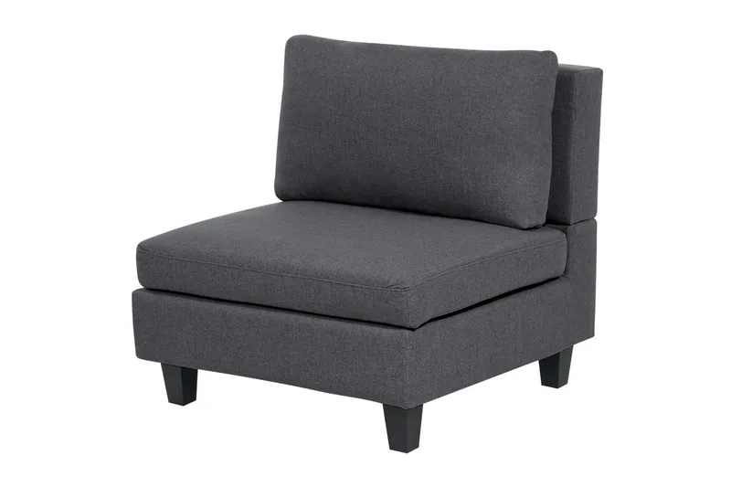 Modulsoffa Unstad Grå/svart - Grå/svart - Möbler - Soffa - Modulsoffor - Komplett modulsoffa