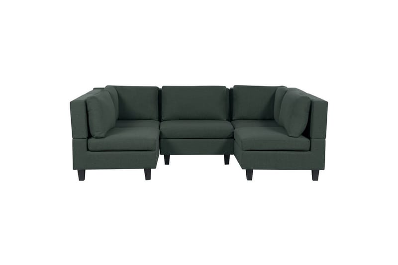 Modulsoffa Unstad Grön/Svart, Grön/Svart