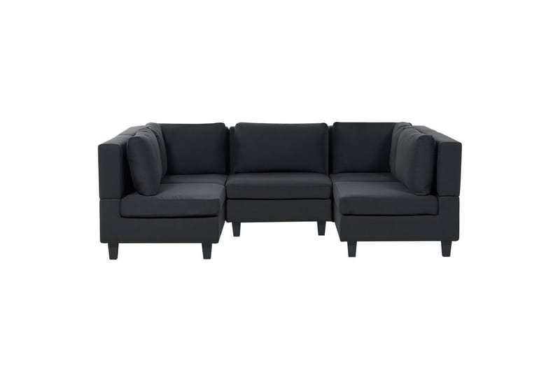 Modulsoffa Unstad Svart - Svart - Möbler - Soffa - Modulsoffor - Komplett modulsoffa