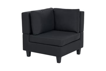 Modulsoffa Unstad Svart - Svart - Möbler - Soffa - Modulsoffor - Komplett modulsoffa