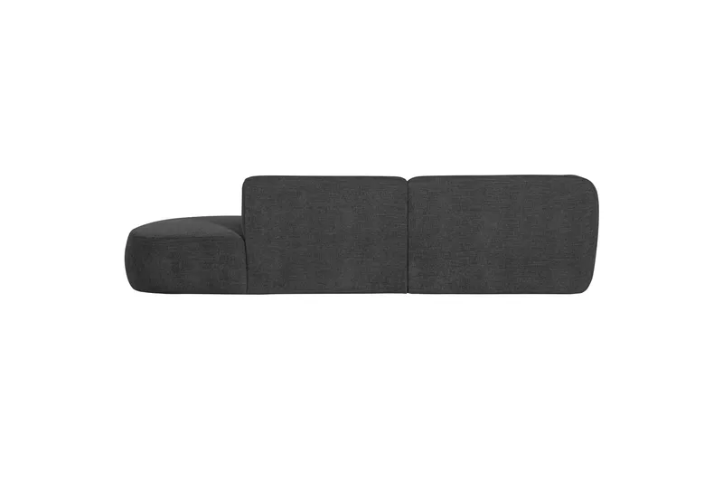 More 2-sits Höger L-formad Modulsoffa med Schäslong i Tyg - Antracit - Möbler - Soffa - Modulsoffor - Komplett modulsoffa