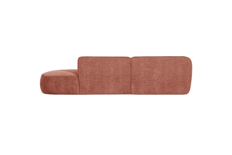 More 2-sits Vänster L-formad Modulsoffa med Schäslong i Tyg - Rosa - Möbler - Soffa - Modulsoffor - Komplett modulsoffa