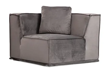 Nightcap Soffa m. Divan 4-sits - Grå - Möbler - Soffa - Modulsoffor - Komplett modulsoffa