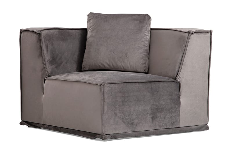 Nightcap Soffa m. Divan 4-sits - Grå - Möbler - Soffa - Modulsoffor - Komplett modulsoffa