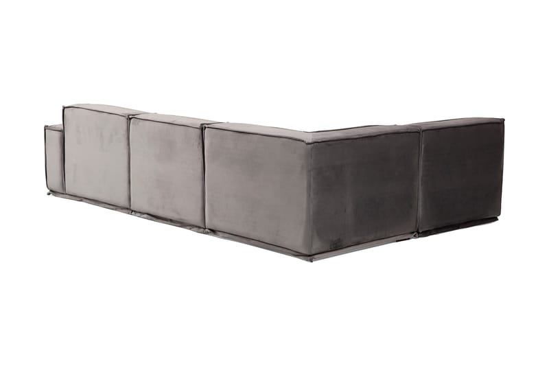 Nightcap Soffa m. Divan 4-sits - Grå - Möbler - Soffa - Modulsoffor - Komplett modulsoffa
