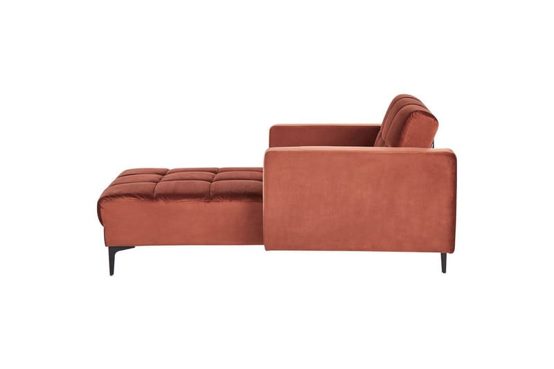Schäslong Alnes Röd/Svart - Orange - Möbler - Soffa - Modulsoffor - Övriga moduler till modulsoffa
