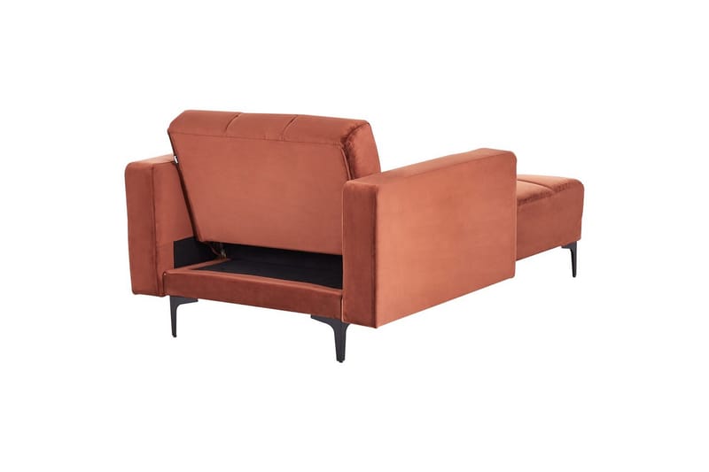 Schäslong Alnes Röd/Svart - Orange - Möbler - Soffa - Modulsoffor - Övriga moduler till modulsoffa