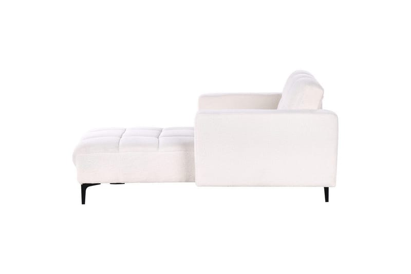 Schäslong Alnes Vit/Svart - Vit/Svart - Möbler - Stolar & fåtöljer - Fåtölj - Schäslongfåtölj & divanfåtölj