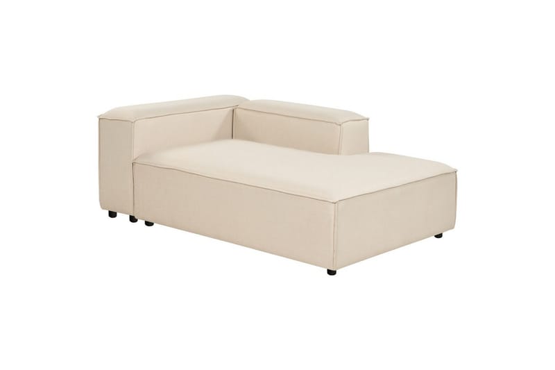 Schäslong Ardal Beige, svart, Vänstervänd - Beige, svart, Vänstervänd - Möbler - Soffa - Modulsoffor - Övriga moduler till modulsoffa