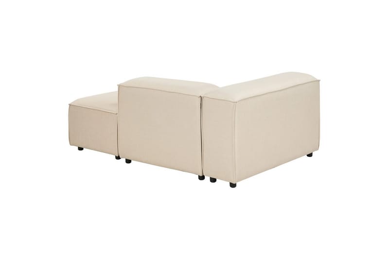 Schäslong Ardal Beige, svart, Vänstervänd - Beige, svart, Vänstervänd - Möbler - Soffa - Modulsoffor - Övriga moduler till modulsoffa
