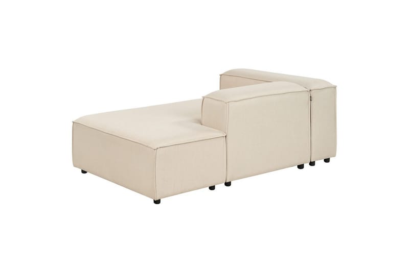 Schäslong Ardal Beige, svart, Vänstervänd - Beige, svart, Vänstervänd - Möbler - Soffa - Modulsoffor - Övriga moduler till modulsoffa