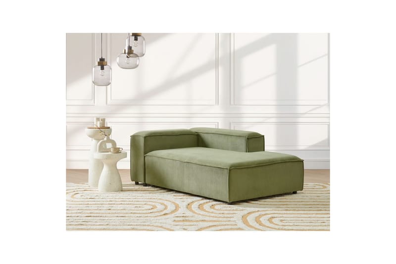 Schäslong Ardal Grön, Svart, Vänstervänd - Grön, Svart, Vänstervänd - Möbler - Soffa - Modulsoffor - Övriga moduler till modulsoffa