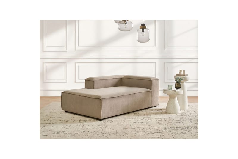 Schäslong Ardal Taupe, svart, Högervänd - Taupe, svart, Högervänd - Möbler - Soffa - Modulsoffor - Övriga moduler till modulsoffa