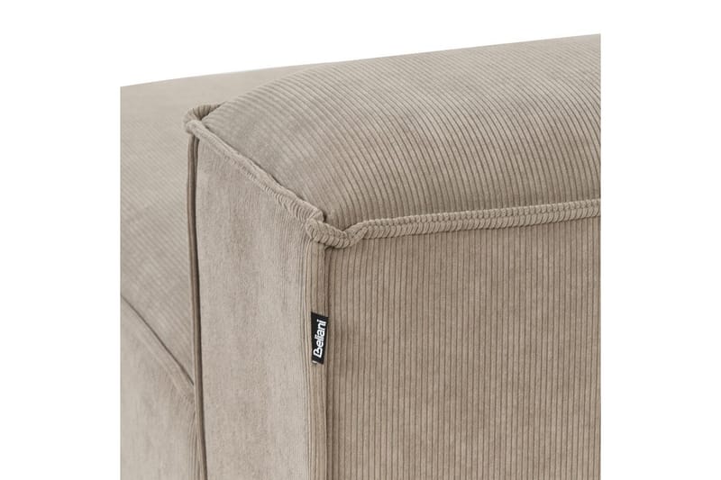 Schäslong Ardal Taupe, svart, Vänstervänd - Taupe, svart, Vänstervänd - Möbler - Soffa - Modulsoffor - Övriga moduler till modulsoffa
