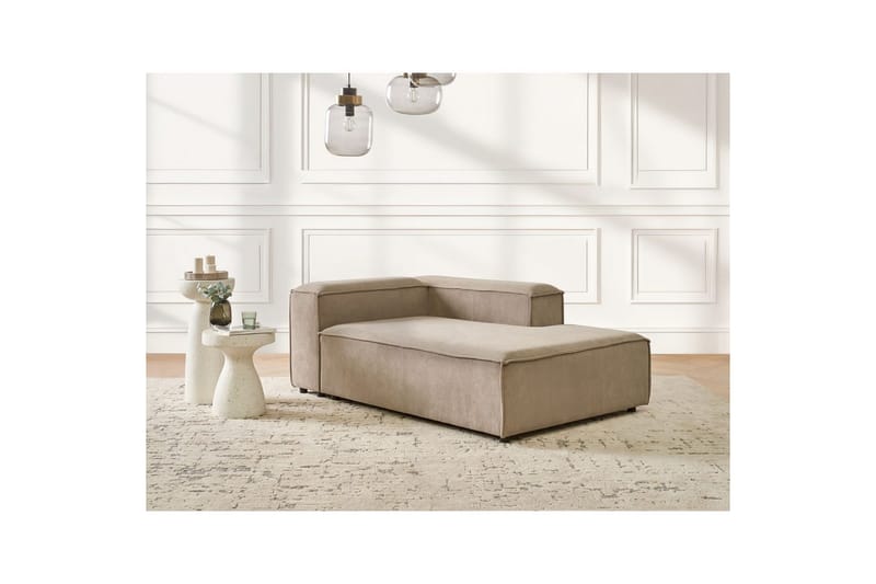 Schäslong Ardal Taupe, svart, Vänstervänd - Taupe, svart, Vänstervänd - Möbler - Soffa - Modulsoffor - Övriga moduler till modulsoffa