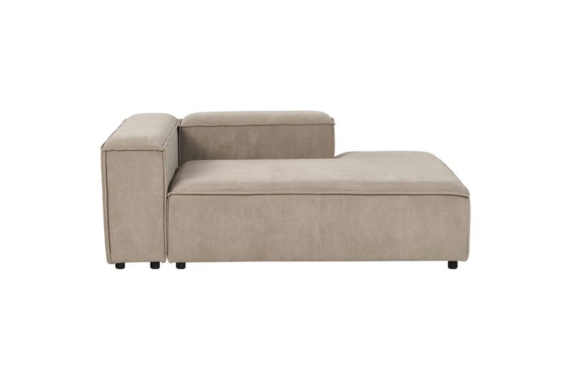 Schäslong Ardal Taupe, svart, Vänstervänd - Taupe, svart, Vänstervänd - Möbler - Soffa - Modulsoffor - Övriga moduler till modulsoffa
