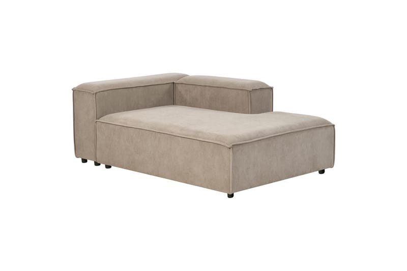 Schäslong Ardal Taupe, svart, Vänstervänd - Taupe, svart, Vänstervänd - Möbler - Soffa - Modulsoffor - Övriga moduler till modulsoffa
