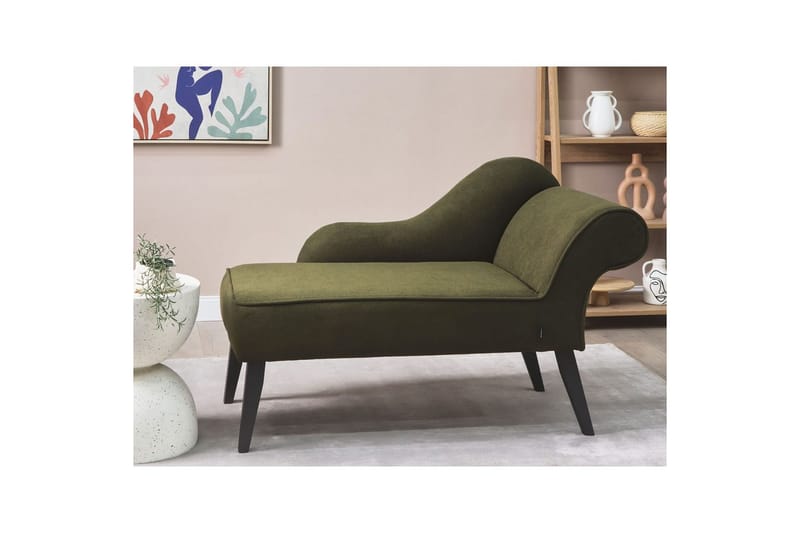 Schäslong Biarritz Grön, Svart, Högervänd - Grön - Möbler - Soffa - Modulsoffor - Övriga moduler till modulsoffa