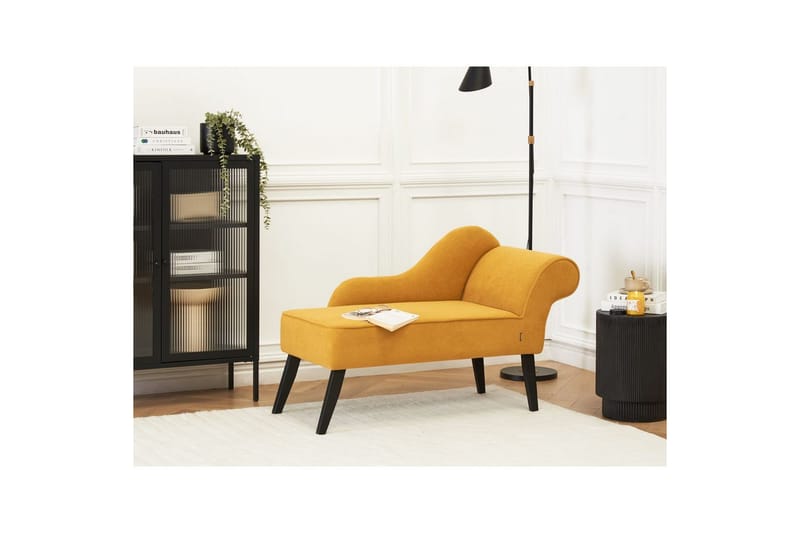 Schäslong Biarritz Gul, Svart, Högervänd - Gul, Svart, Högervänd - Möbler - Soffa - Modulsoffor - Övriga moduler till modulsoffa