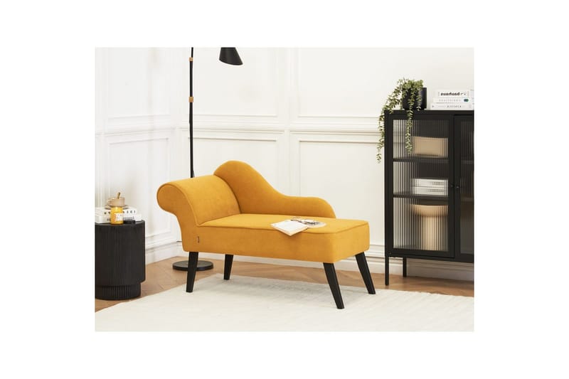 Schäslong Biarritz Gul, Svart, Vänstervänd - Gul, Svart, Vänstervänd - Möbler - Soffa - Modulsoffor - Övriga moduler till modulsoffa