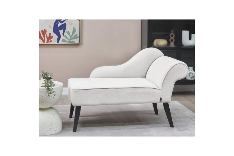 Schäslong Biarritz Vit, Svart, Högervänd - Vit, Svart, Högervänd - Möbler - Soffa - Modulsoffor - Övriga moduler till modulsoffa