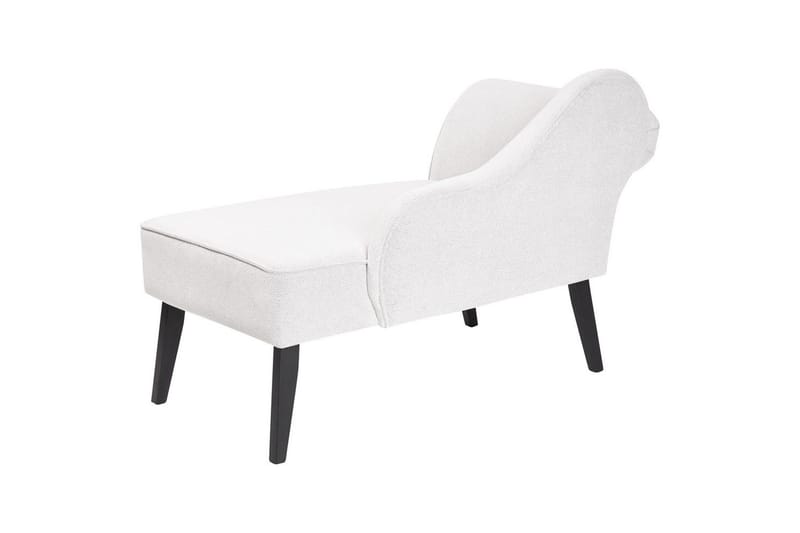 Schäslong Biarritz Vit, Svart, Vänstervänd - Vit, Svart, Vänstervänd - Möbler - Soffa - Modulsoffor - Övriga moduler till modulsoffa