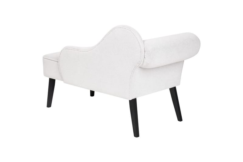 Schäslong Biarritz Vit, Svart, Vänstervänd - Vit, Svart, Vänstervänd - Möbler - Soffa - Modulsoffor - Övriga moduler till modulsoffa