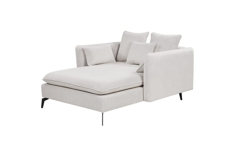 Schäslong Charmes Beige, svart - Beige, svart - Möbler - Soffa - Modulsoffor - Övriga moduler till modulsoffa