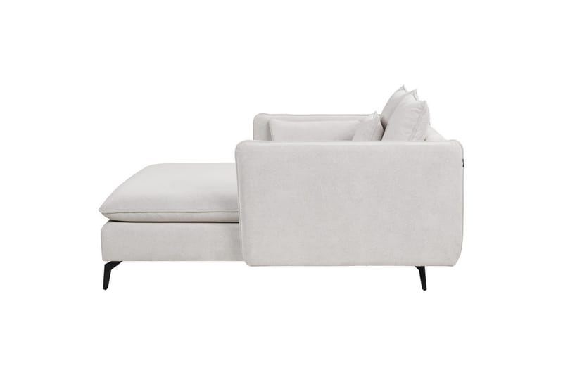 Schäslong Charmes Beige, svart - Beige, svart - Möbler - Soffa - Modulsoffor - Övriga moduler till modulsoffa