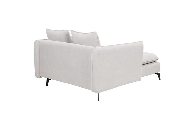 Schäslong Charmes Beige, svart - Beige, svart - Möbler - Soffa - Modulsoffor - Övriga moduler till modulsoffa