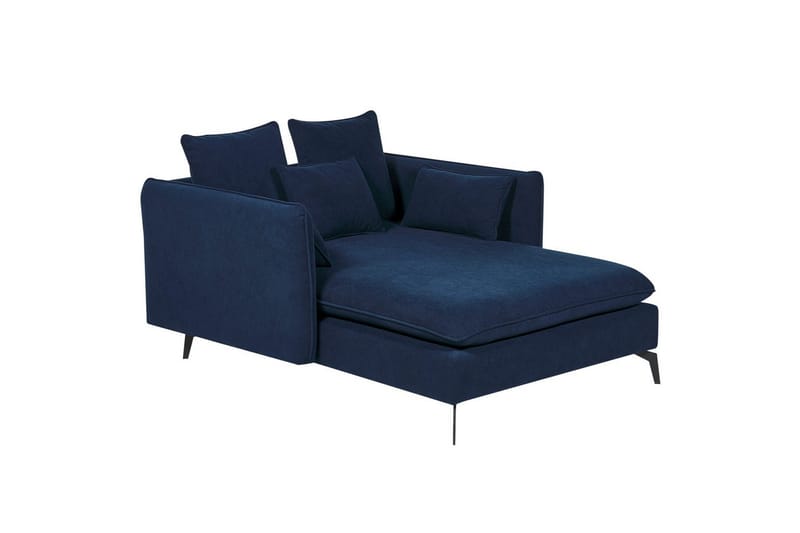 Schäslong Charmes Blå, Svart - Blå, Svart - Möbler - Soffa - Modulsoffor - Övriga moduler till modulsoffa