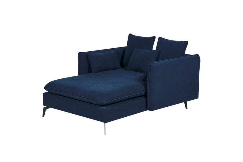 Schäslong Charmes Blå, Svart - Blå, Svart - Möbler - Soffa - Modulsoffor - Övriga moduler till modulsoffa