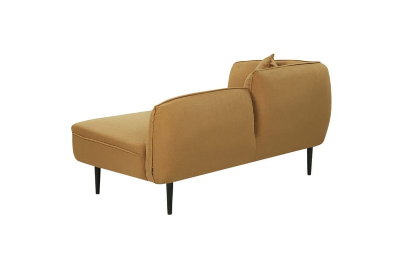 Schäslong Chevannes Gul, Svart - Gul, Svart - Möbler - Soffa - Modulsoffor - Övriga moduler till modulsoffa