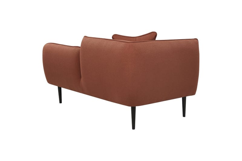 Schäslong Chevannes Röd, Svart - Röd, Svart - Möbler - Soffa - Modulsoffor - Övriga moduler till modulsoffa