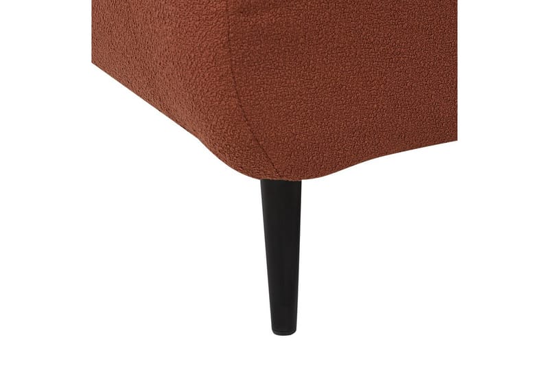 Schäslong Chevannes Röd, Svart - Röd, Svart - Möbler - Soffa - Modulsoffor - Övriga moduler till modulsoffa
